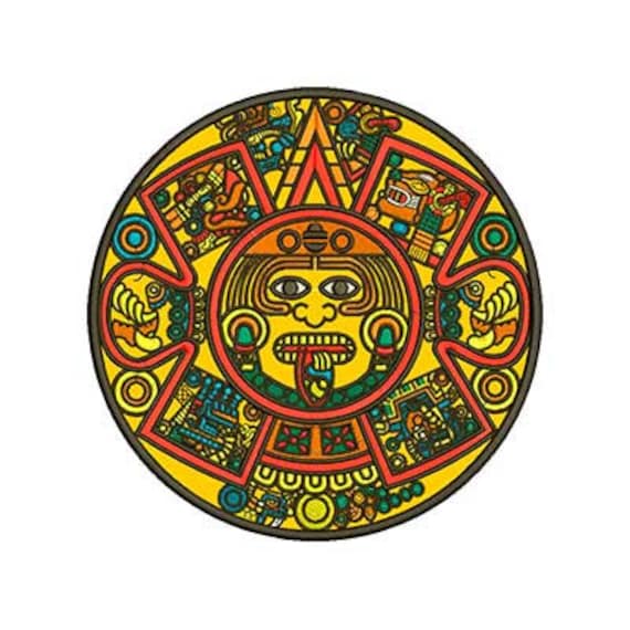 Calendario Azteca Colores
