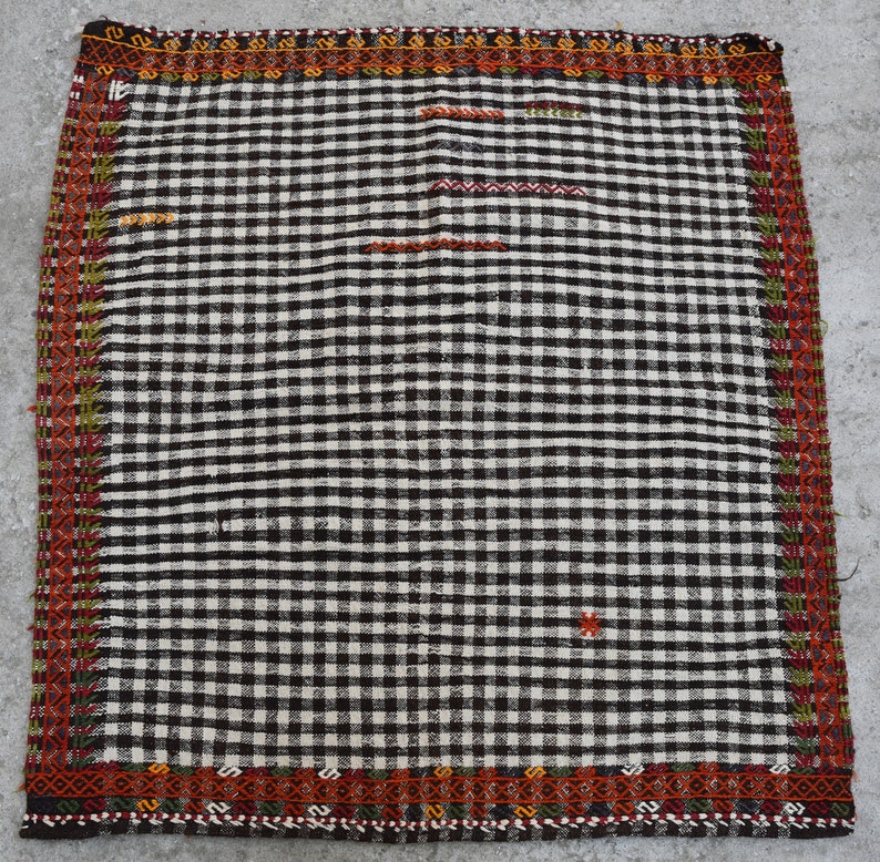 Minimal Kilim Rug Vintage Kilim Handmade Kilim Rug Vintage Nomadic Kilim Rug 3/'7x3/'10 Ethnic Tribal Kilim Rug Turkish Tribal Kilim Rug
