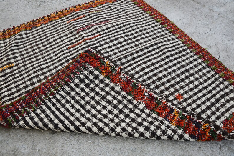 Minimal Kilim Rug Vintage Kilim Handmade Kilim Rug Vintage Nomadic Kilim Rug 3/'7x3/'10 Ethnic Tribal Kilim Rug Turkish Tribal Kilim Rug