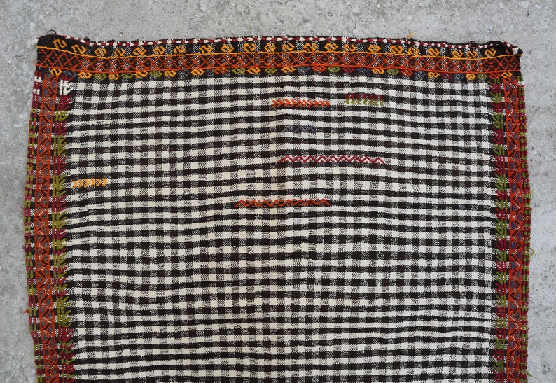 Minimal Kilim Rug Vintage Kilim Handmade Kilim Rug Vintage Nomadic Kilim Rug 3/'7x3/'10 Ethnic Tribal Kilim Rug Turkish Tribal Kilim Rug