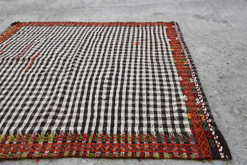 Minimal Kilim Rug Vintage Kilim Handmade Kilim Rug Vintage Nomadic Kilim Rug 3/'7x3/'10 Ethnic Tribal Kilim Rug Turkish Tribal Kilim Rug