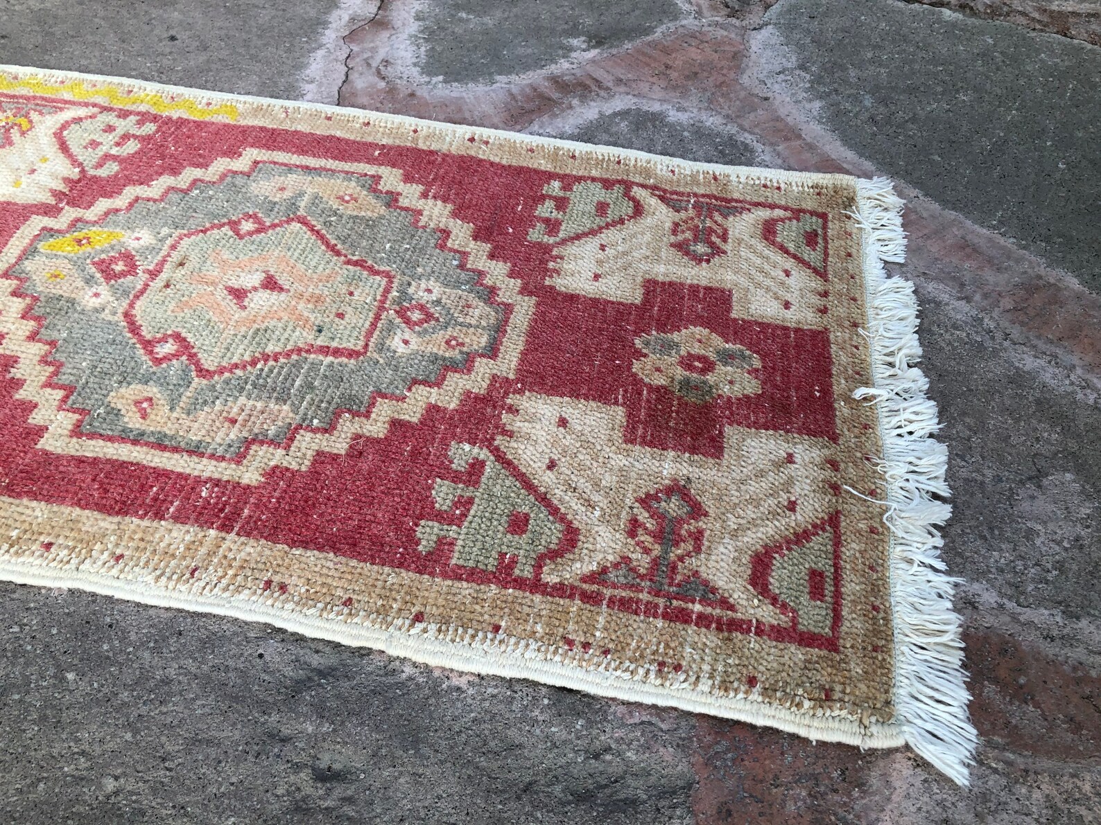 Small Turkish Rug Vintage Small Turkish Rug Decorative Small Etsy