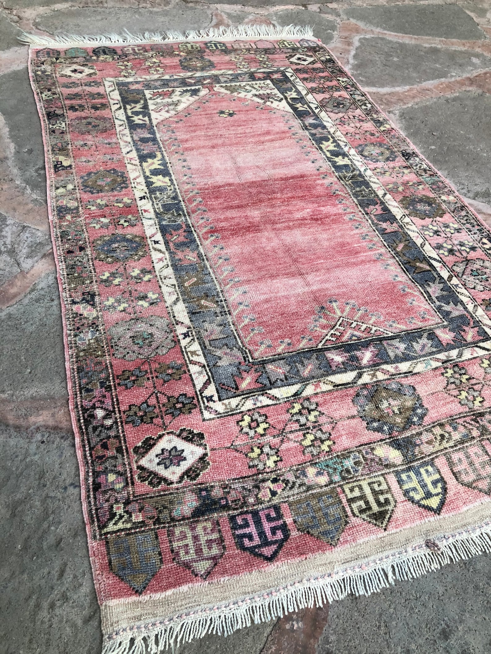 Prayer Rug Turkish Prayer Rug Oriental Prayer Rug Oushak Etsy