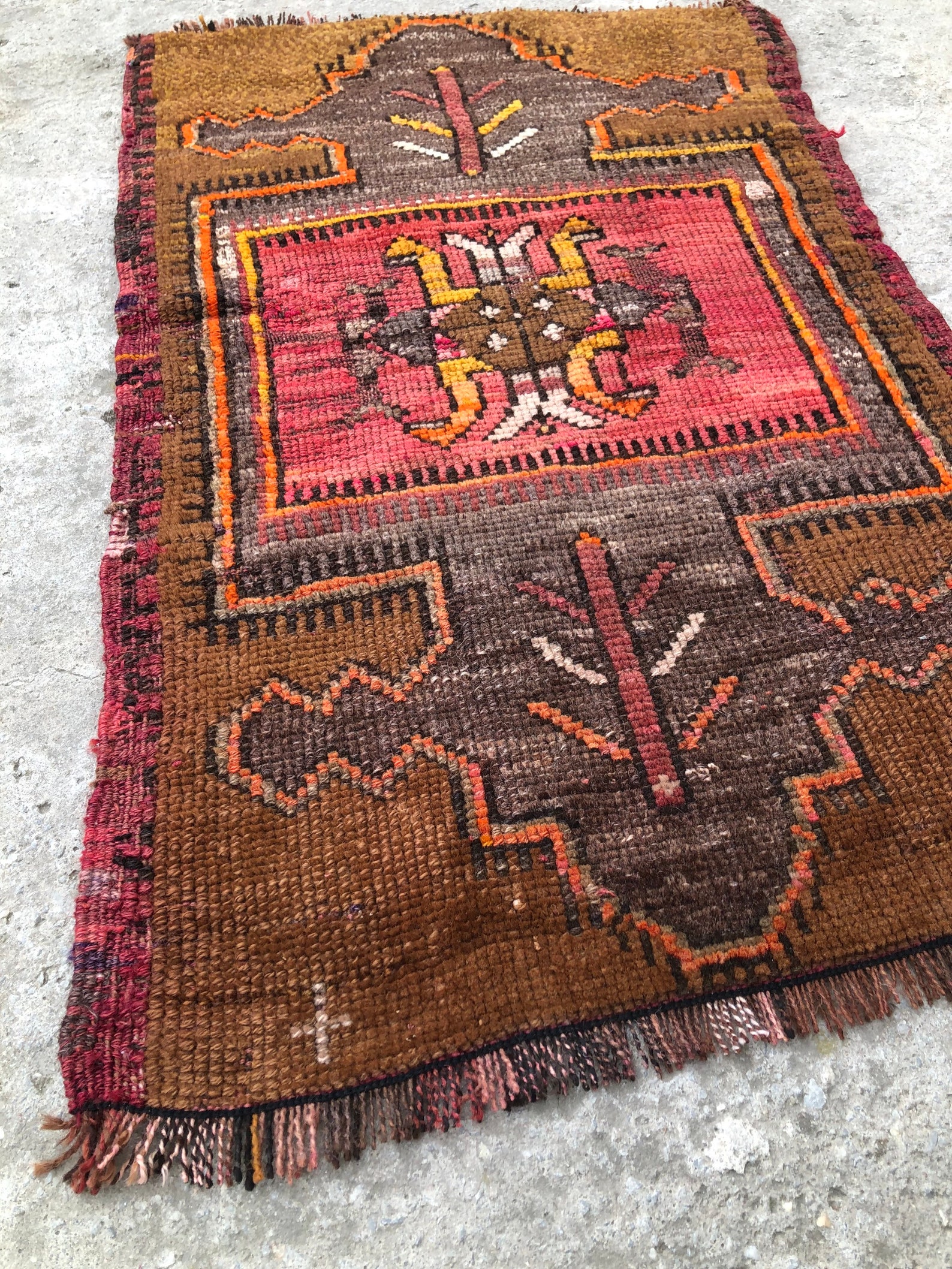 Powder Room Rug Vintage Small Rugs Turkish Small Rugs - Etsy