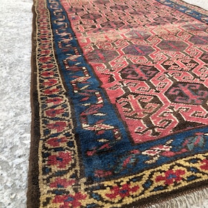 Antique Caucasian runner Rug, old runner rugs, antique Woolen Kazak Rug, Antique Collector  runner rugs, hallway antique runner rugs