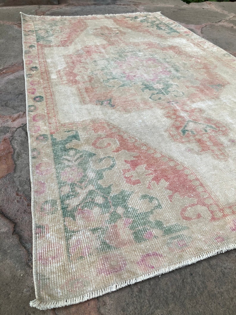 Oushak Rug / Oushak Saloon Rugs /Handmade Old Turkish Wool Rug image 0