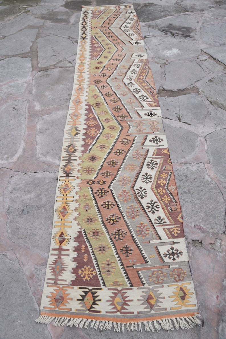 Kilim Runner Rug Turkish Runner Kilim Rug Stair Runner Rug Etsy