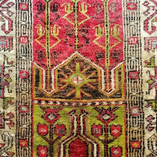 ヴィンテージ ベルベル モロッコ ラグ、カラフルなベニ・ウライン