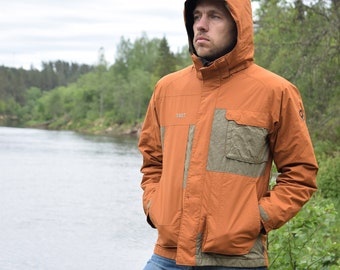 Orange Windbreaker - Etsy