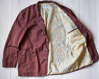 80s Tziacco Jacket Blazer Wind Red Ultima Moda Vintage - Etsy Israel