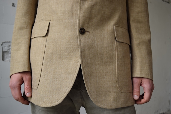 Vintage Linen Blazer Austin Reed Sport Coat Classic Gem