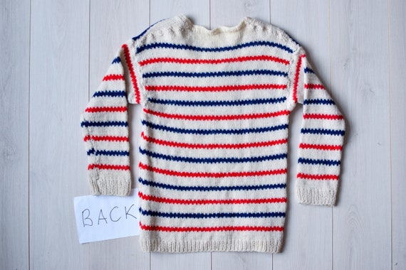 Handmade nordic sweater, Vintage Christmas jumper… - image 7