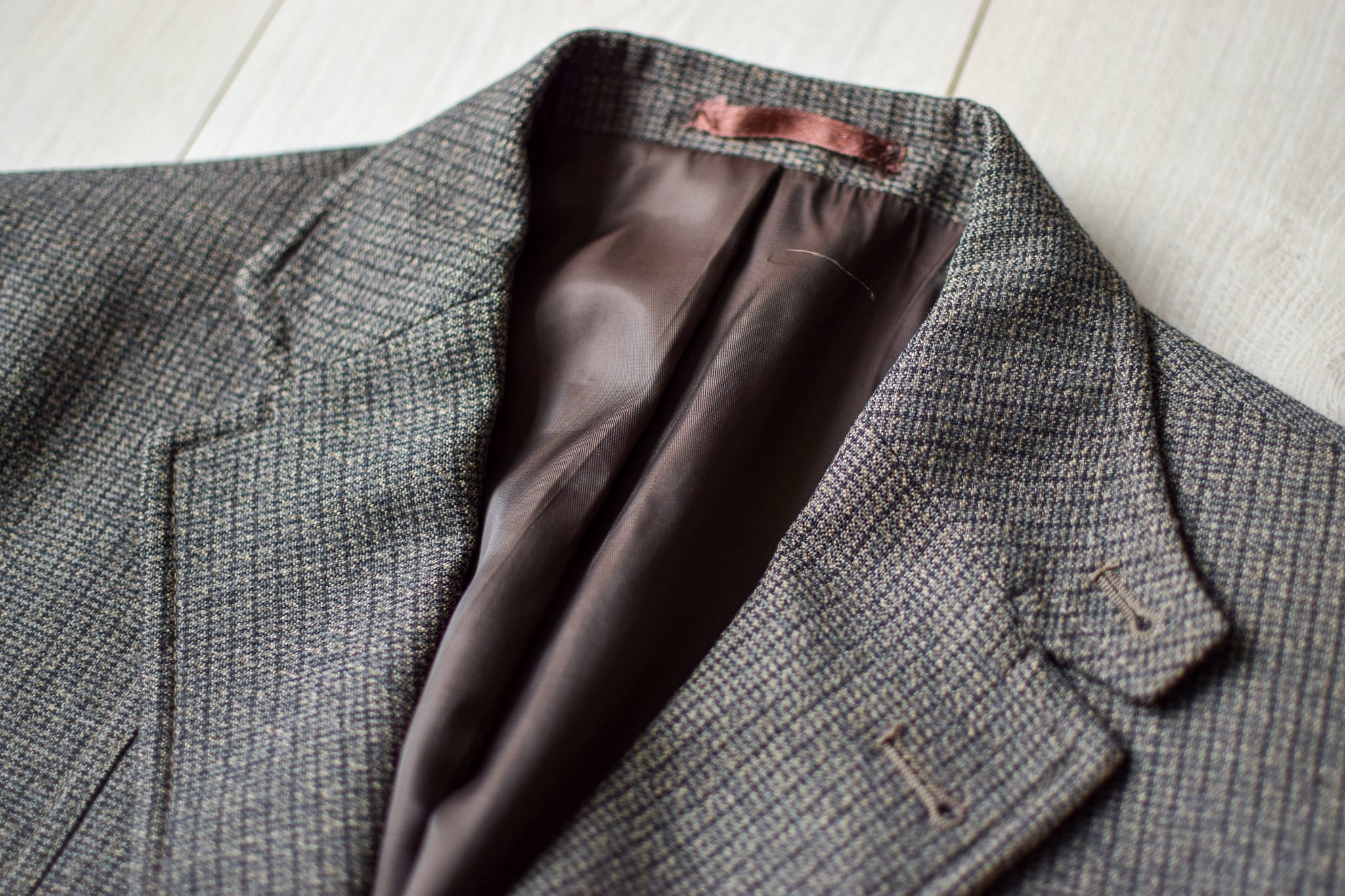 ジャケット・アウター 80s 90s \"M.Frattini\" linen blazer EURO ADOLFO INTERNATIONAL Linen Blazer Jacket Lined Collared
