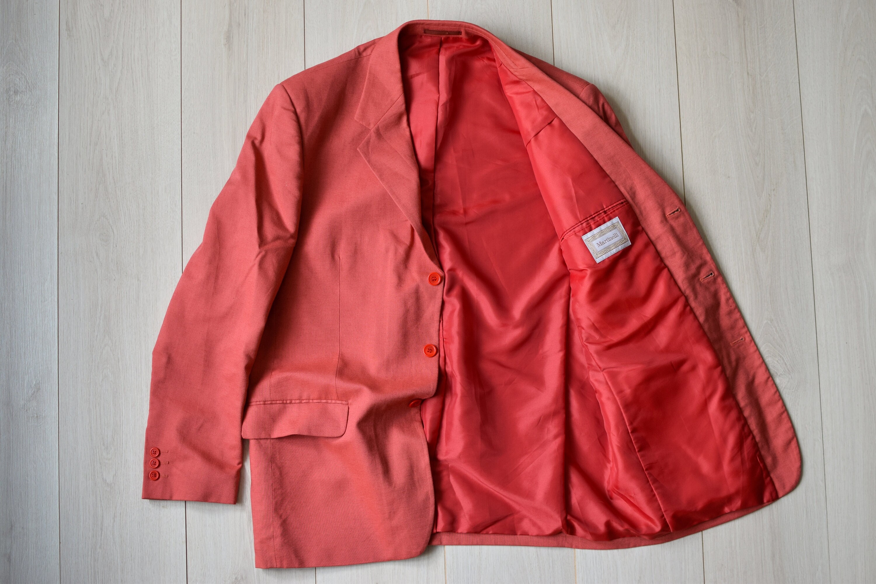 ジャケット・アウター 80s 90s \"M.Frattini\" linen blazer EURO ジャケット・アウター 80s 90s 