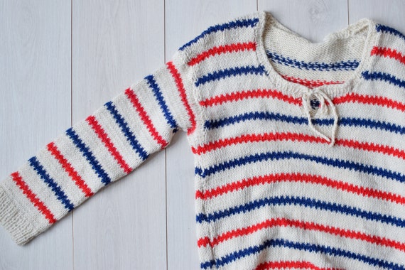 Handmade nordic sweater, Vintage Christmas jumper… - image 2