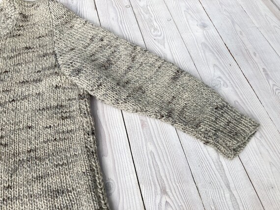 Authentic handmade 70s Scandinavian woolen jacket… - image 3