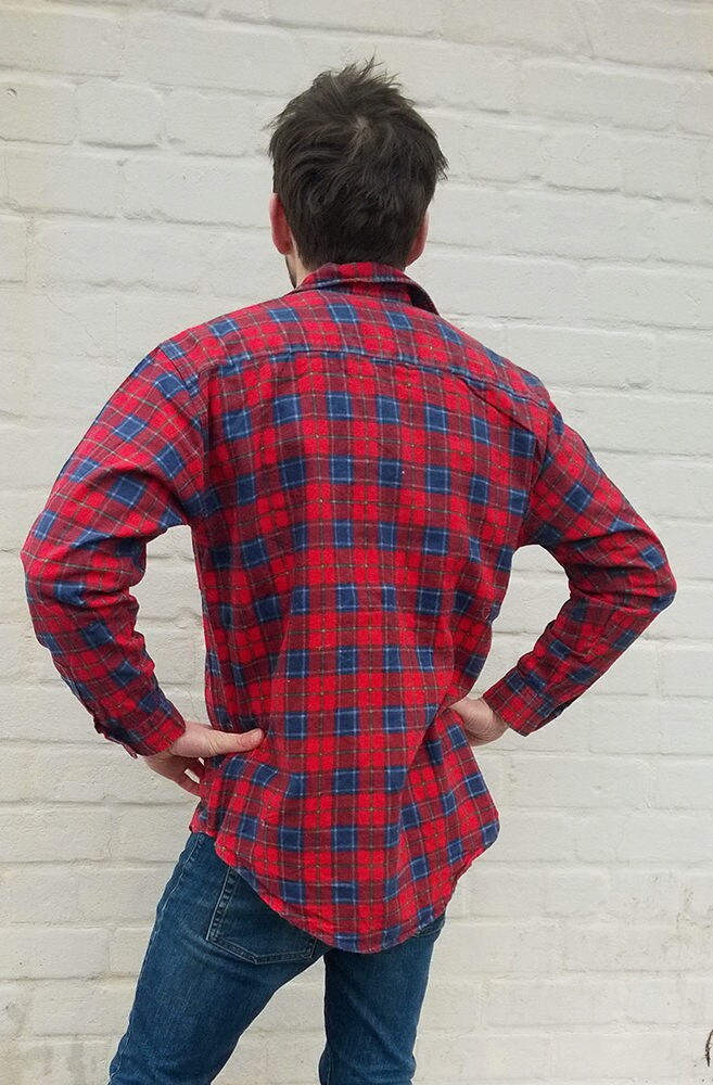 【KOOLOSET】Vintage Original Patch Check Shirt Men's Rock Kod J.Cole Choose Wisely Tour T-shirt S (a132) | eBay