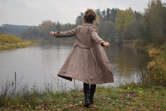 Vintage autumn topcoat - Brownish 70s trench coat