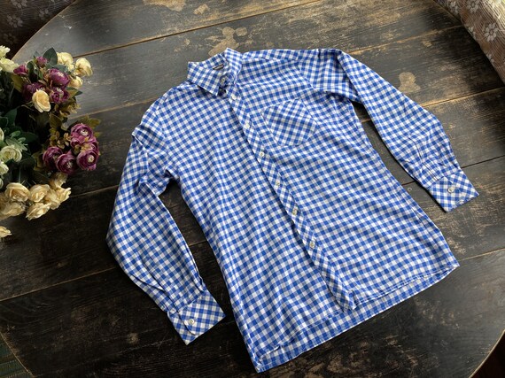 Chemise bavaroise carreaux bleus chemise tartan boutonn e