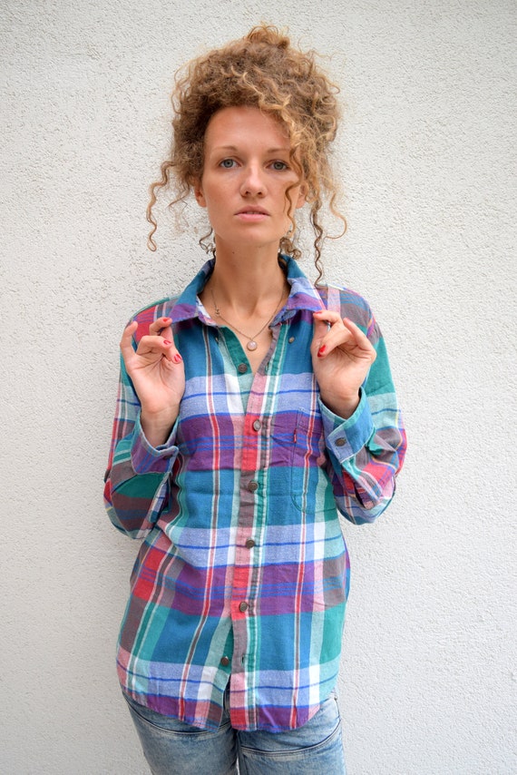 vintage levis button up shirt