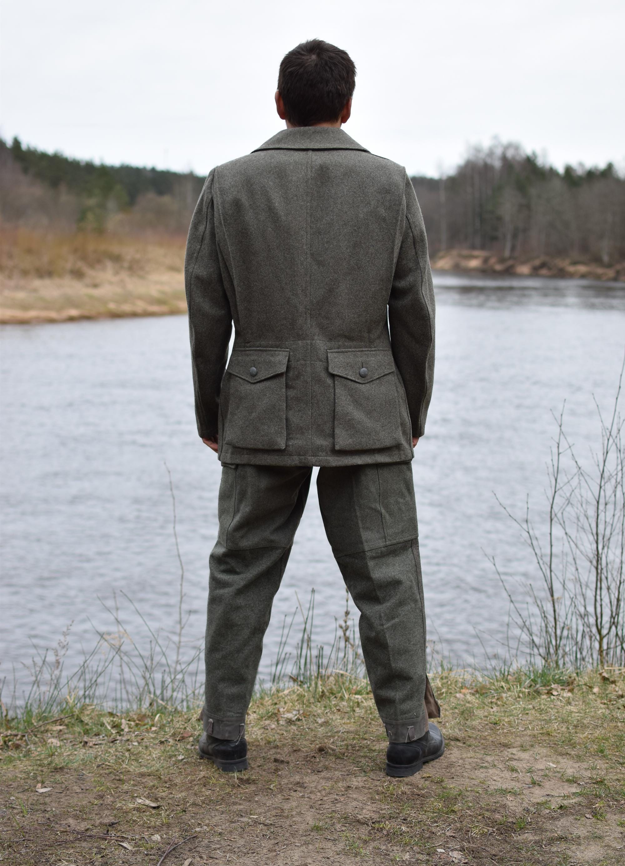 Vintage 1958 Swedish Army Wool Uniform - Men's Size L - Etsy Israel