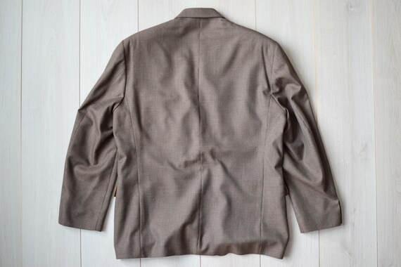 Vintage FINLAND summer blazer, 80s LUHTA men's re… - image 9