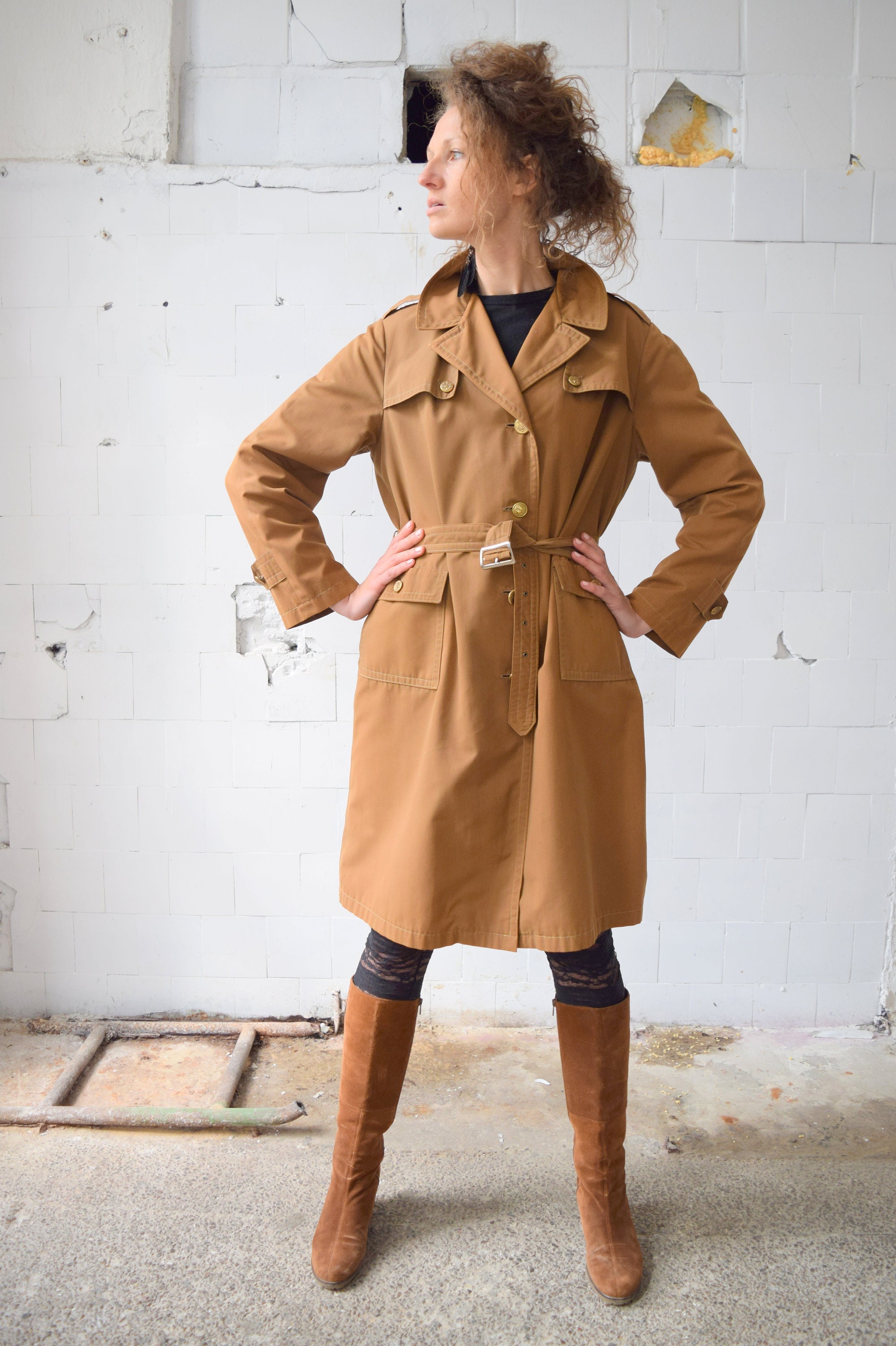 ジャケット・アウター SOPHNET. YARMO DUSTER COAT BEIGE/L(42) SOPHNET.（ソフネット）の「YARMO BRISBANE MOSS DUSTER COAT