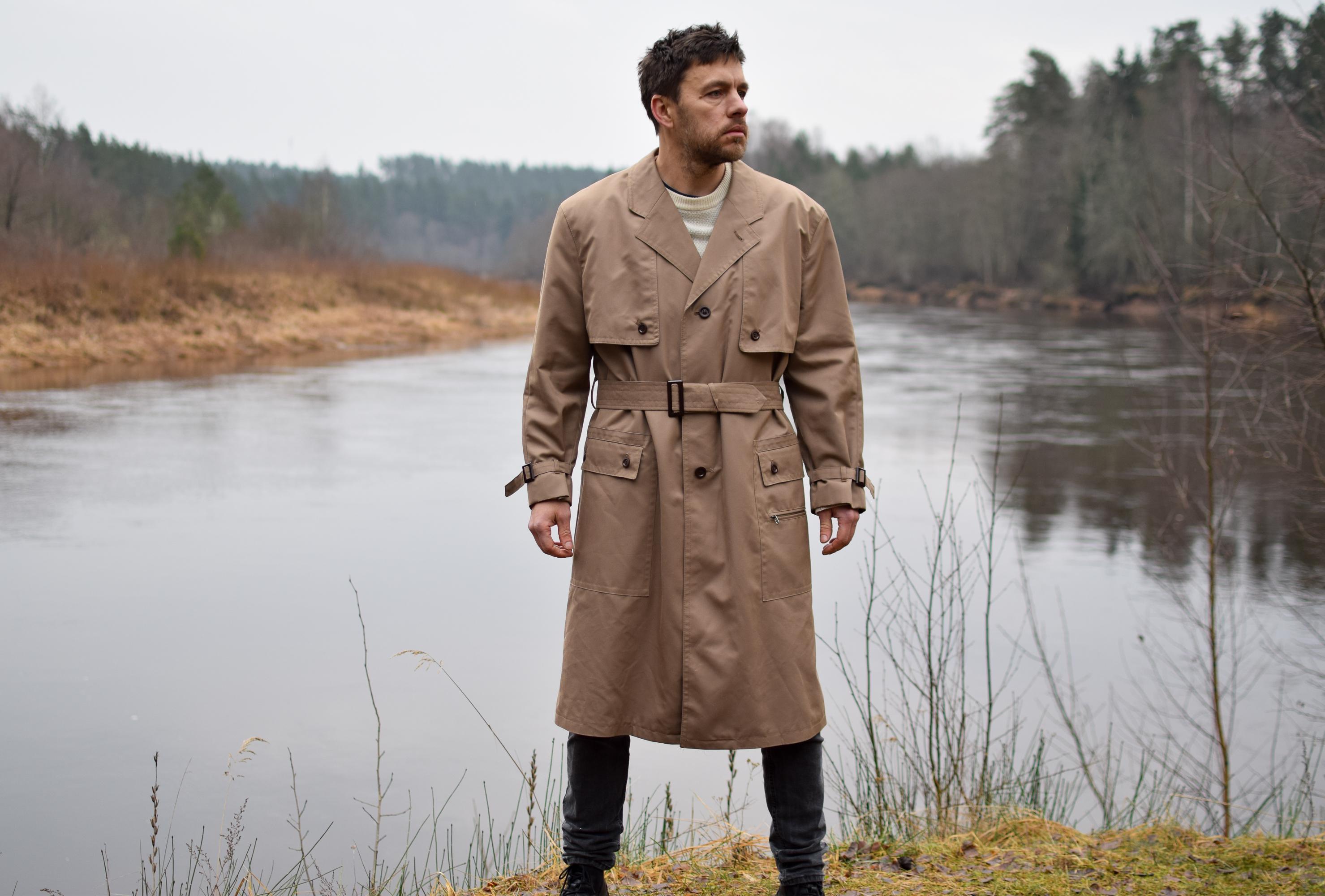 East German Trench Coat - Etsy