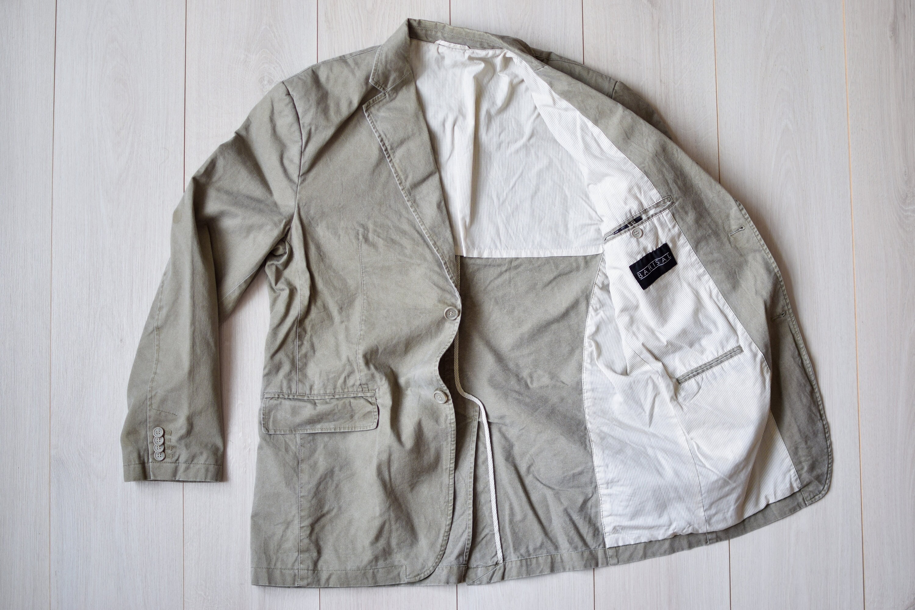 ジャケット・アウター 80s 90s EURO linen tailored jacket beige German LINEN Vintage Blazer, 90s Summer Suit, Made in GERMANY