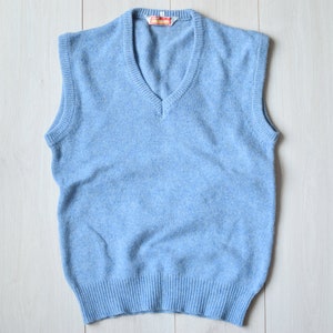Vintage Pitlochry Knitwear 100% Wool Sweater Vest Scotland