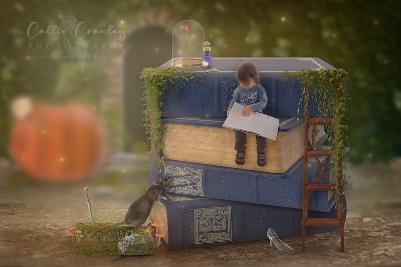 Storybook Background. Digital Background. Backdrop. Composite. Alice