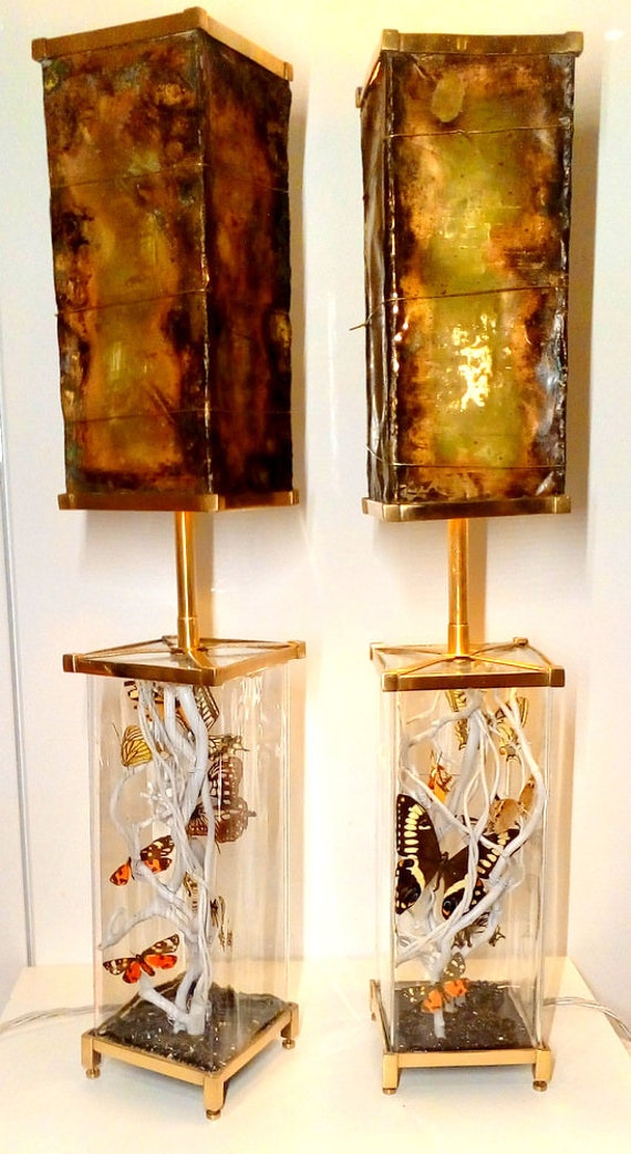 brass side lamps