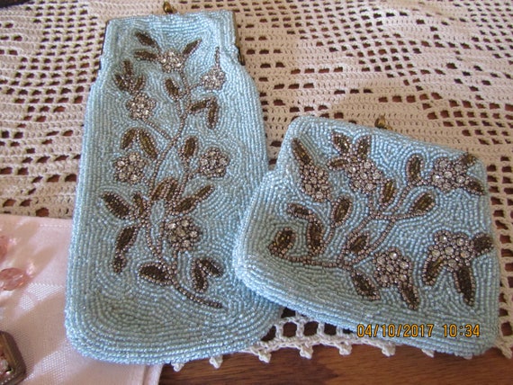 BEADED HAND BAGS, Frances Hirsch Beaded Bags, Purs