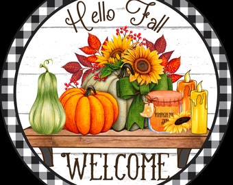 Pumpkin Decor, Fall Pumpkin Wreath, Mason Jar Fall, Welcome Fall, Fall front door wreath, Fall Porch Decor, Armygurldesigns, Pumpkin Pie