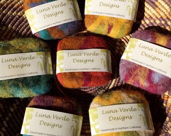 Felted soap