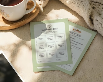 She’s a Catch, Bingo Game | Fishing Bachelorette Party Template | Fully Customizable