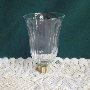 Chantilly Peg Votive - 4.75&quot;  Homco Chantilly Clear Peg Votive Sconce Cup Candle Holders w/ Rubber Grommet - Replacements