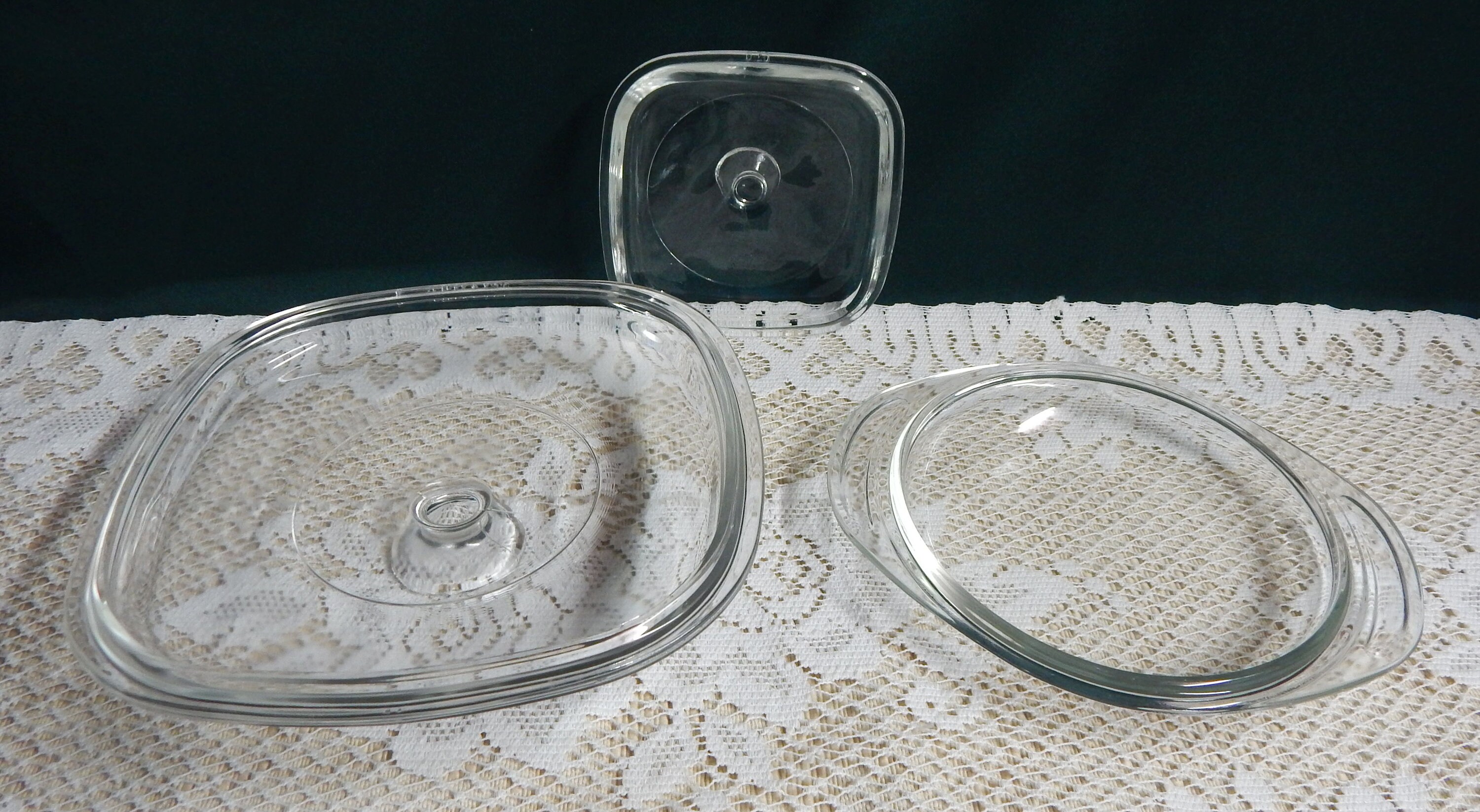 Pyrex Replacement Lids Clear Glass Lids Pyrex Clear Lids Etsy