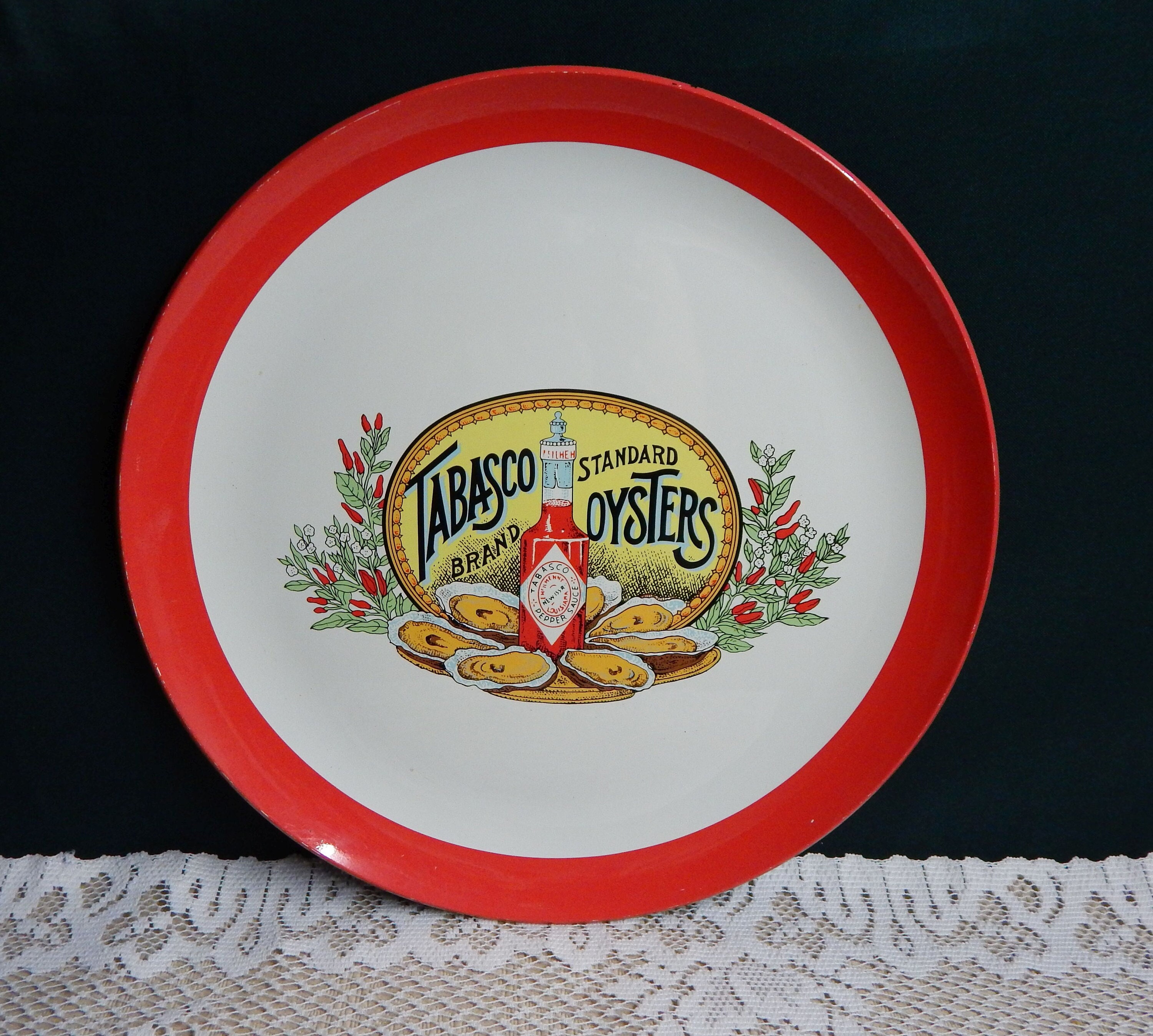 Tabasco Serving Tray Tabasco Melamine Tray Tabasco Brand Etsy