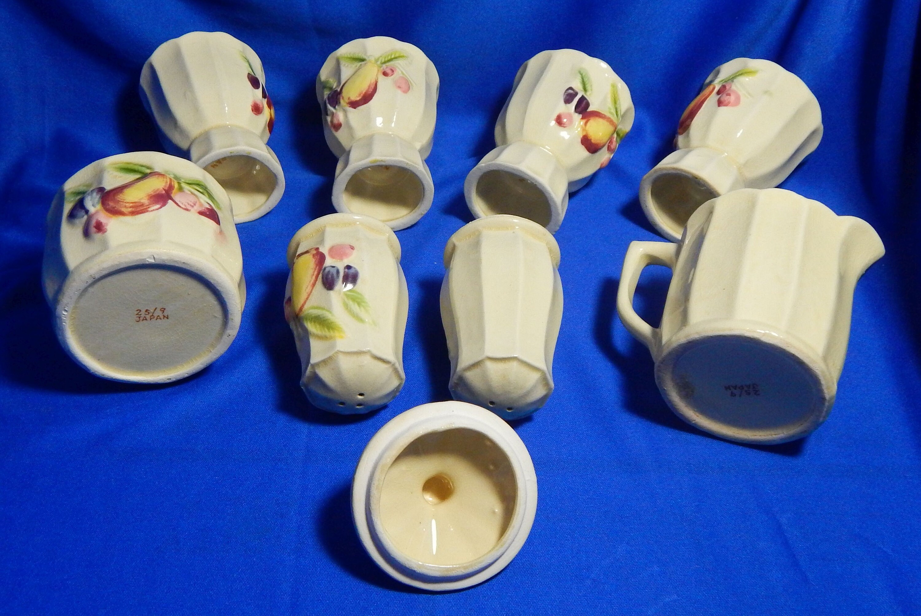 English Tea Set Midcentury Breakfast Set 9 Pc Set Etsy