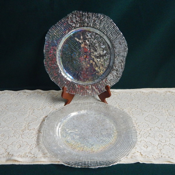 Iridescent Plates Etsy