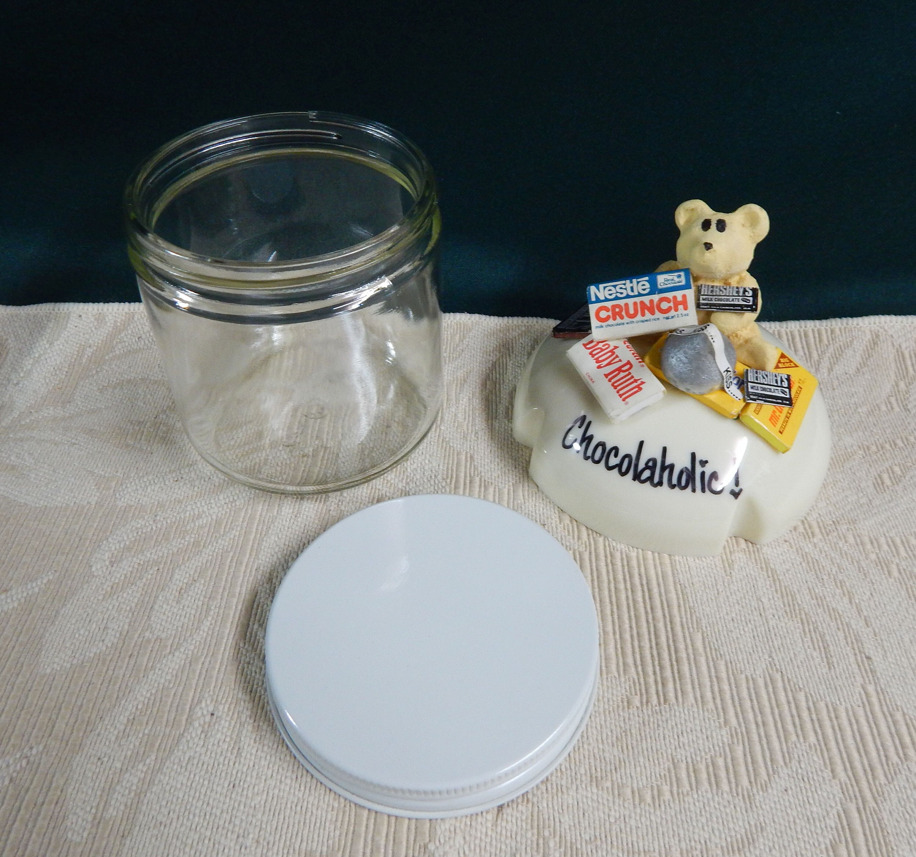 Hershey's Candy Jar Chocolaholic Candy Jar Candy Bar Etsy