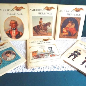 American Heritage Books - 1958 American Heritage Volumes IX Complete 6 Book Set - Books No 1 2 3 4 5 6