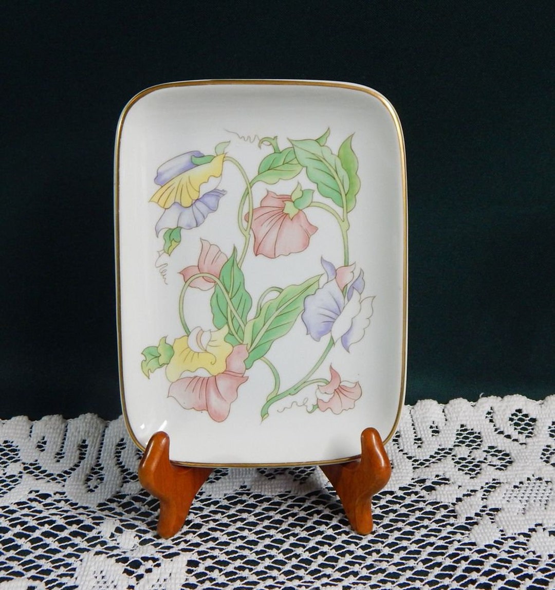 Vintage Ben Rickert Porcelain Soap Dish: Floral Trinket Tray, Japan - Etsy
