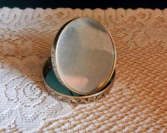 Double Sided Magnifying 3.25" Standing Compact or Hand Mirror