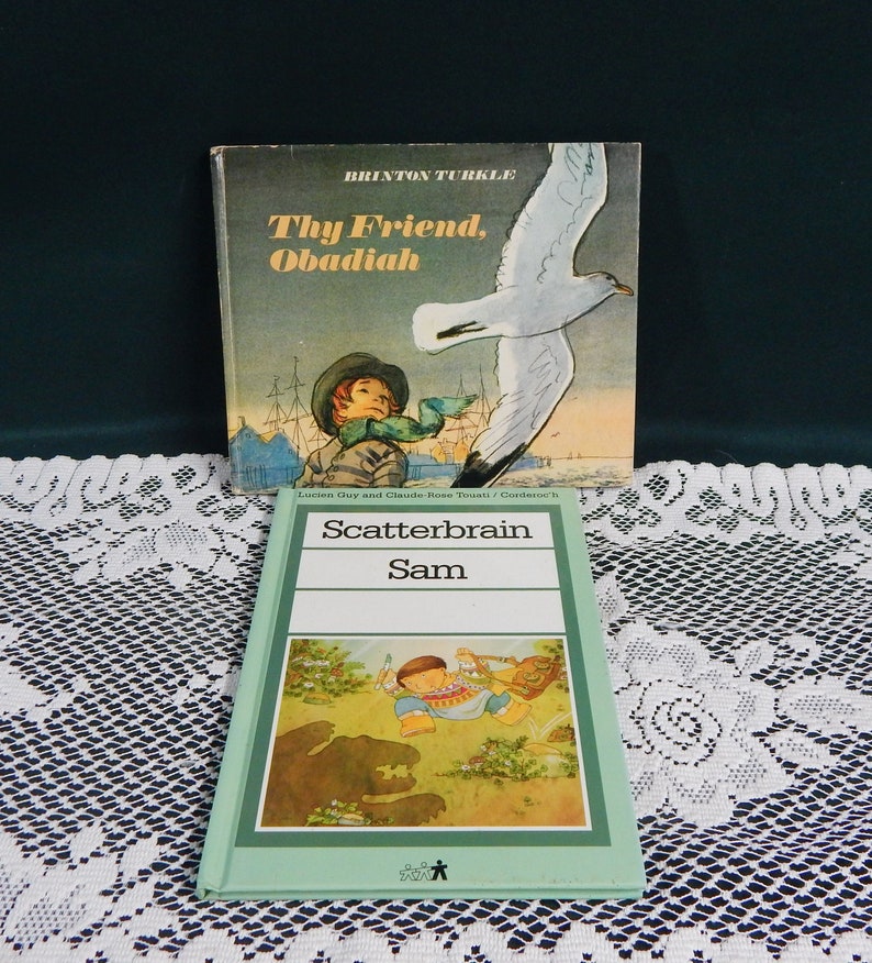 Young Boy's Books Scatterbrain Sam Thy Friend Obadiah Hardcover Children's Books Third Level Reading Young Children's Literature Buy Both