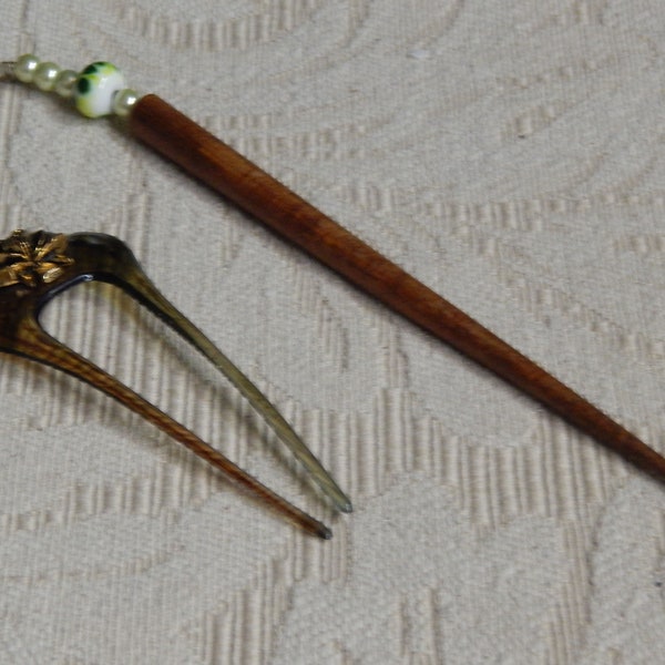 Beaded Hair Stick Etsy