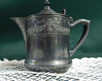 Rogers Smith & Co 19th Century 5.5" Silverplate Creamer - Made in USA