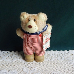 Wendy&#39;s 1986 Dudley Furskins Bear: Appalachian Artwork Collectible