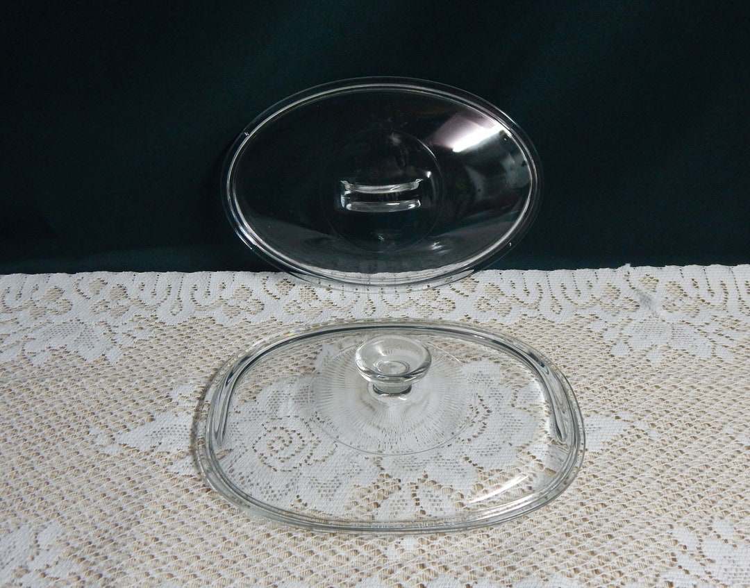 Pyrex Replacement Lids Clear Glass Lids Pyrex Clear Lids Oblong Oval